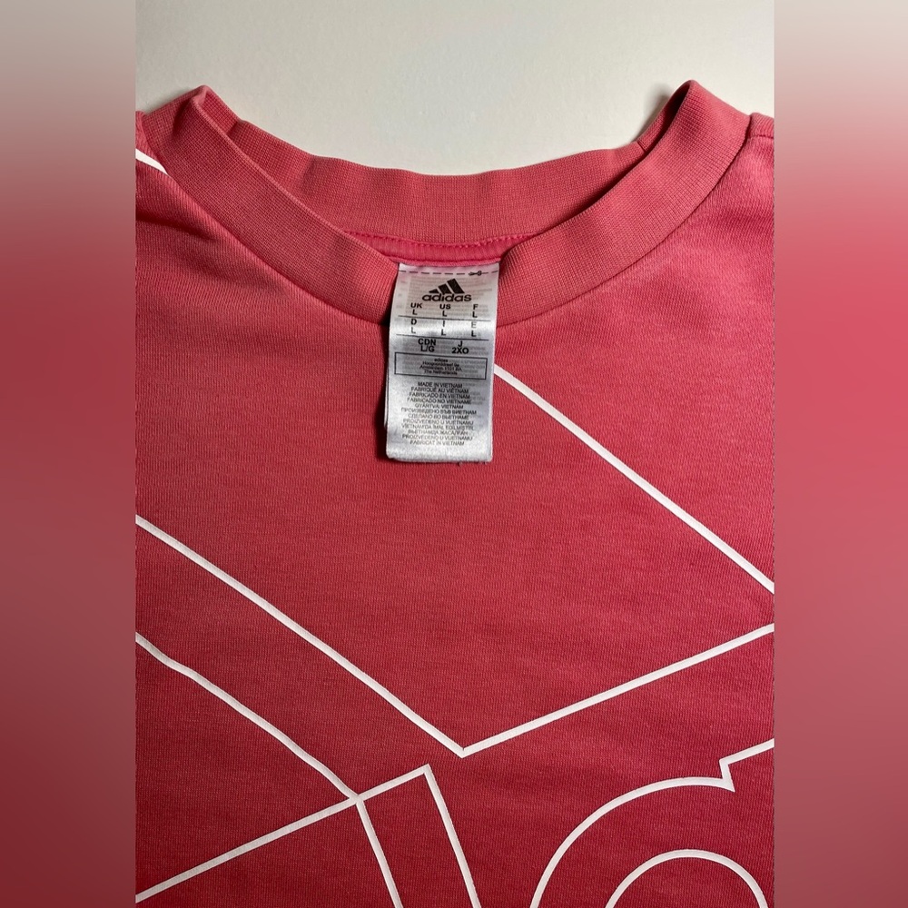 Adidas Women’s Essentials Giant Logo Sweatshirt  in a Pink Colorway - Picture 3 of 4